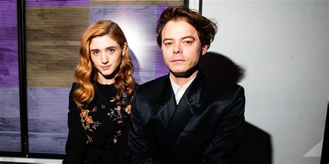 natalia dyer and charlie heaton|stranger things real life couple.